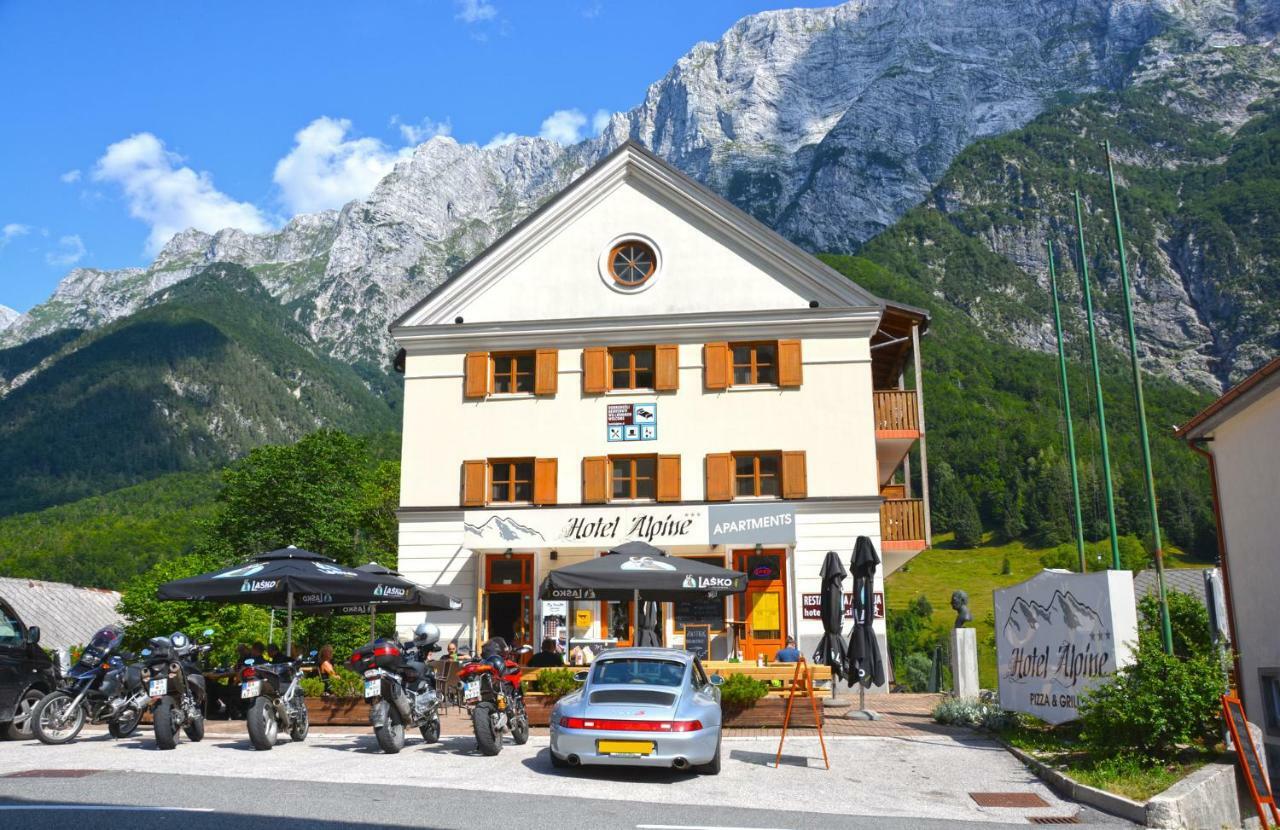 Hotel Alpine Log pod Mangartom ภายนอก รูปภาพ
